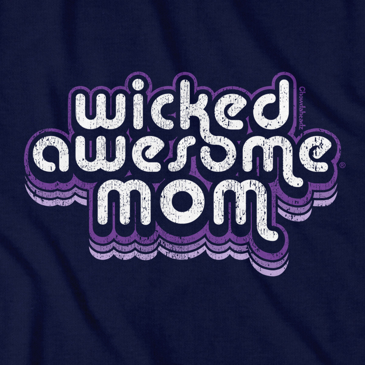 Wicked Awesome Mom Retro T-Shirt product image 2