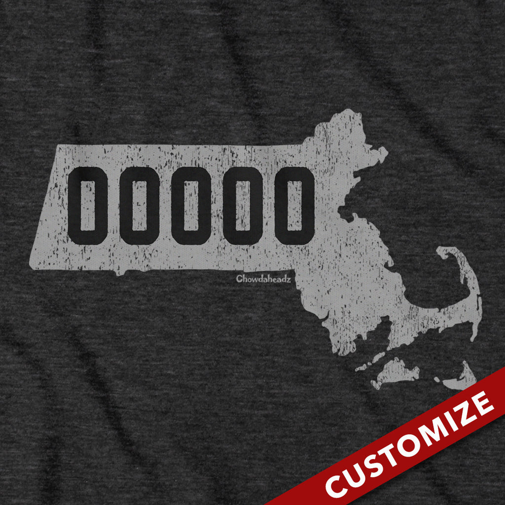 Custom Massachusetts Zip Code Hoodie product image 2