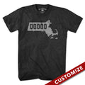 Custom Massachusetts Zip Code T-Shirt product image 1