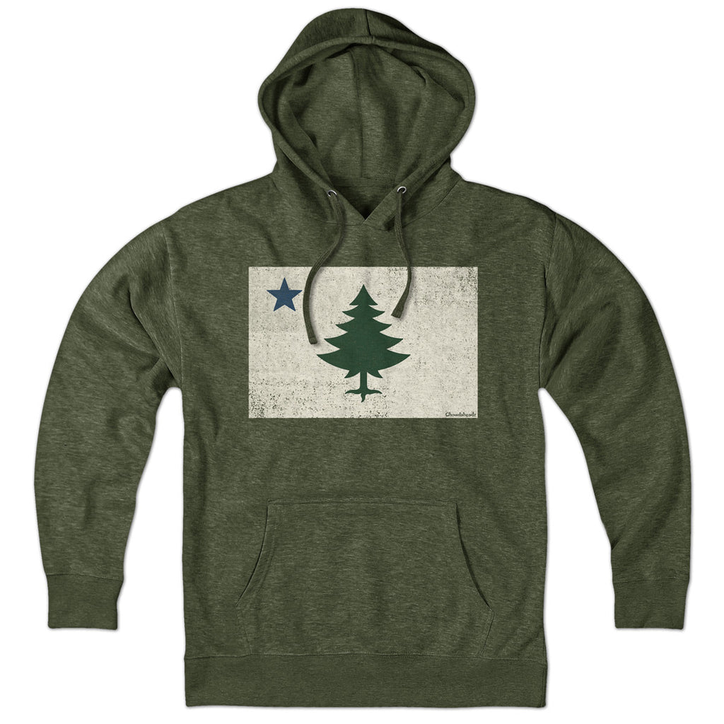Vintage Maine Flag Hoodie product image 1