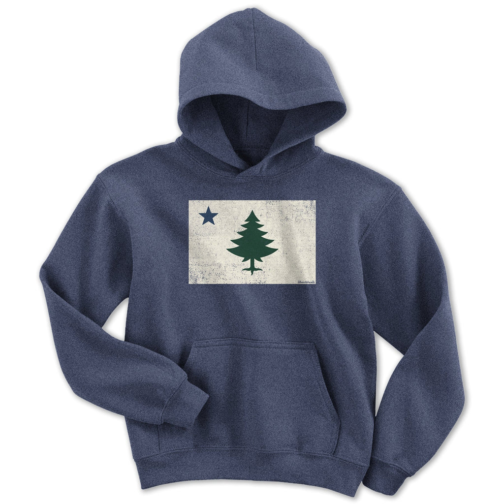 Vintage Maine Flag Youth Hoodie product image 1