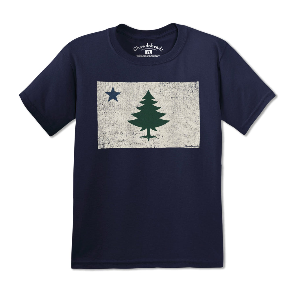 Vintage Maine Flag Youth T-shirt product image 3