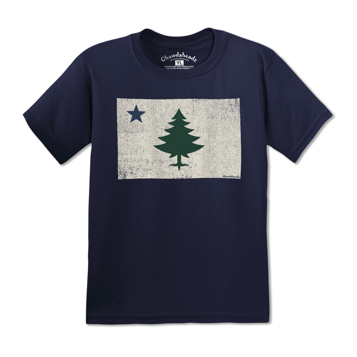 Vintage Maine Flag Youth T-shirt product image 3