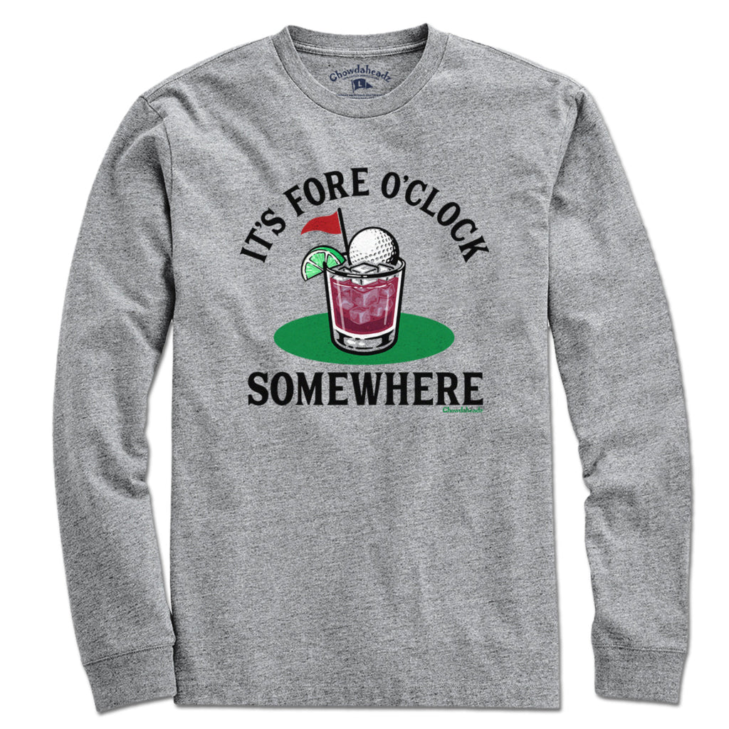 It's Fore O' Clock Somewhere Golf Cocktail T-Shirt product image 3