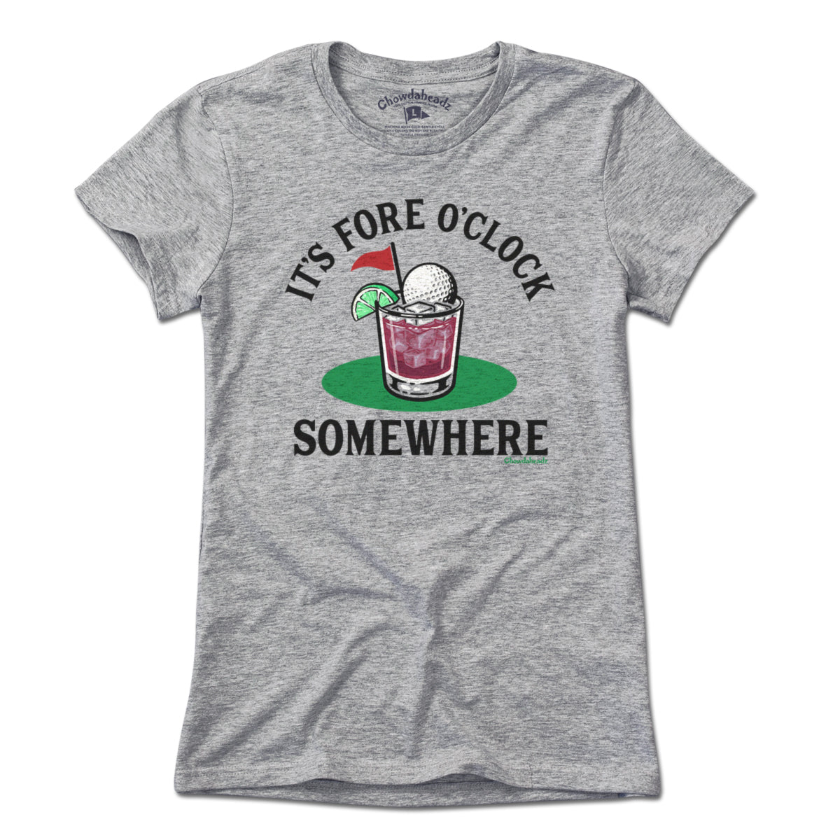 It's Fore O' Clock Somewhere Golf Cocktail T-Shirt product image 4