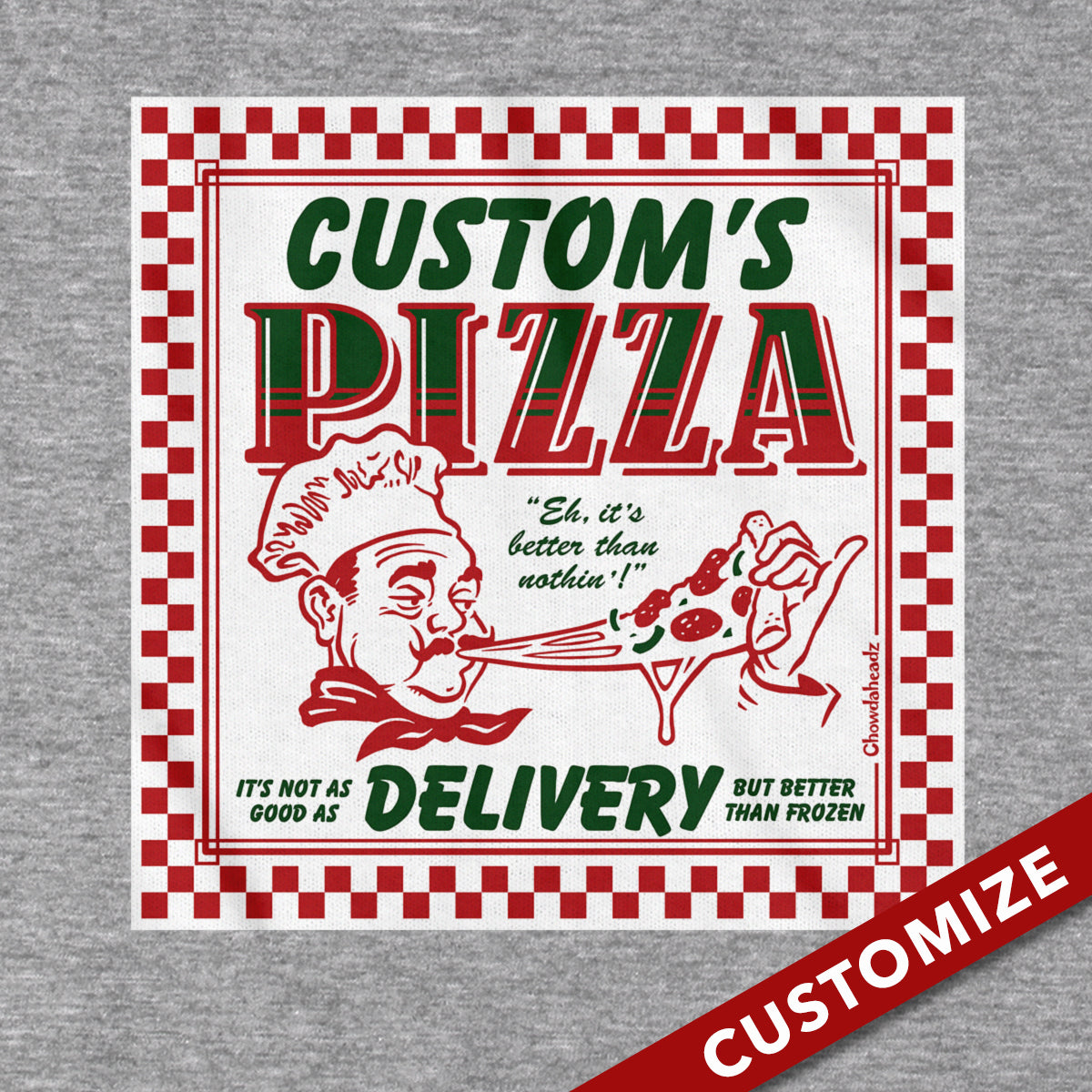 Custom Name's Pizza T-Shirt product image 2