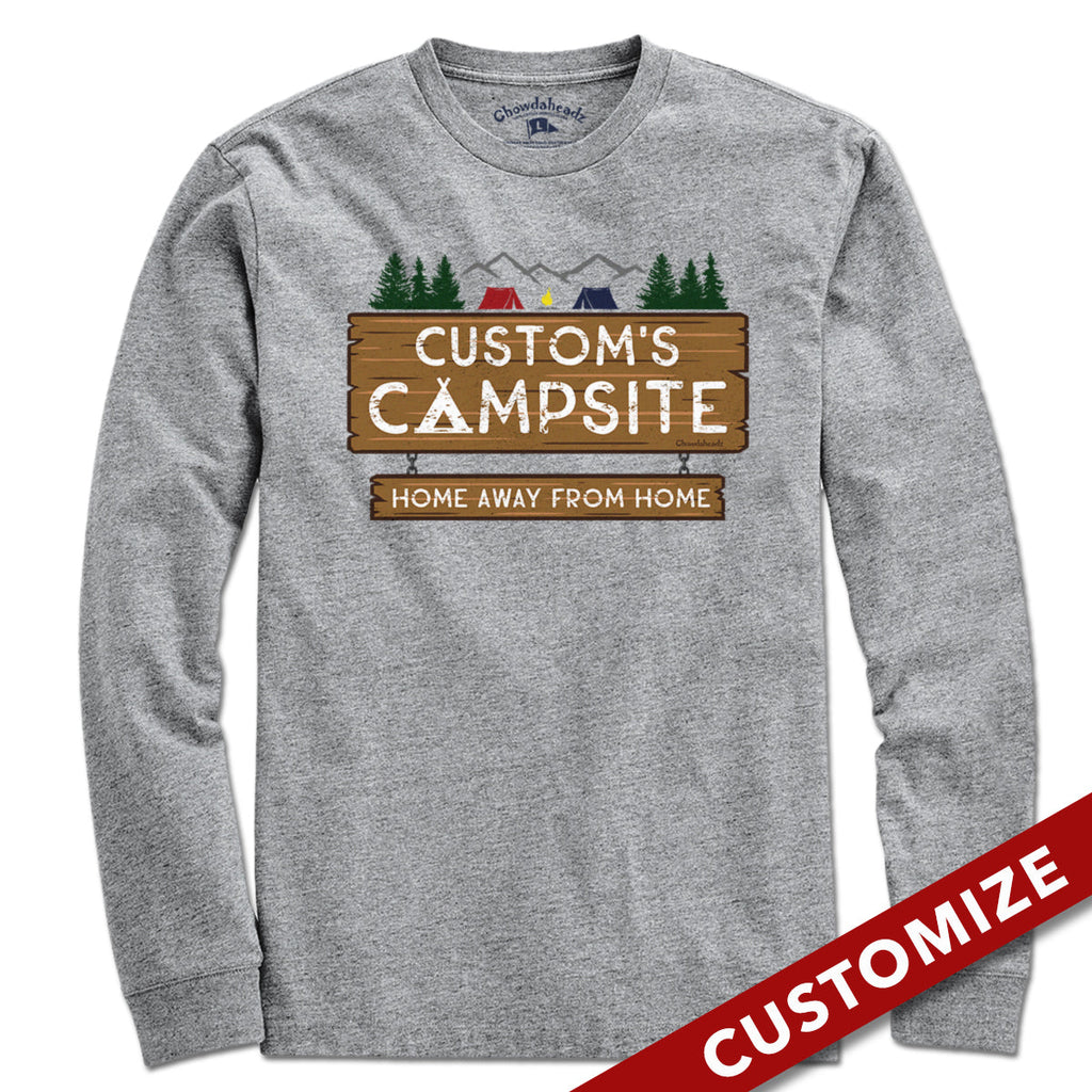 Custom Name's Campsite Sign T-Shirt product image 3