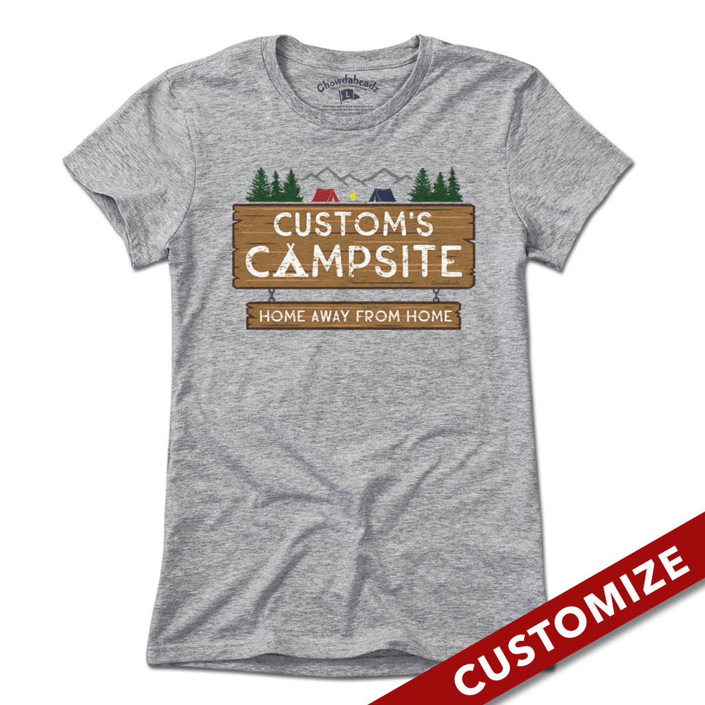 Custom Name's Campsite Sign T-Shirt product image 4