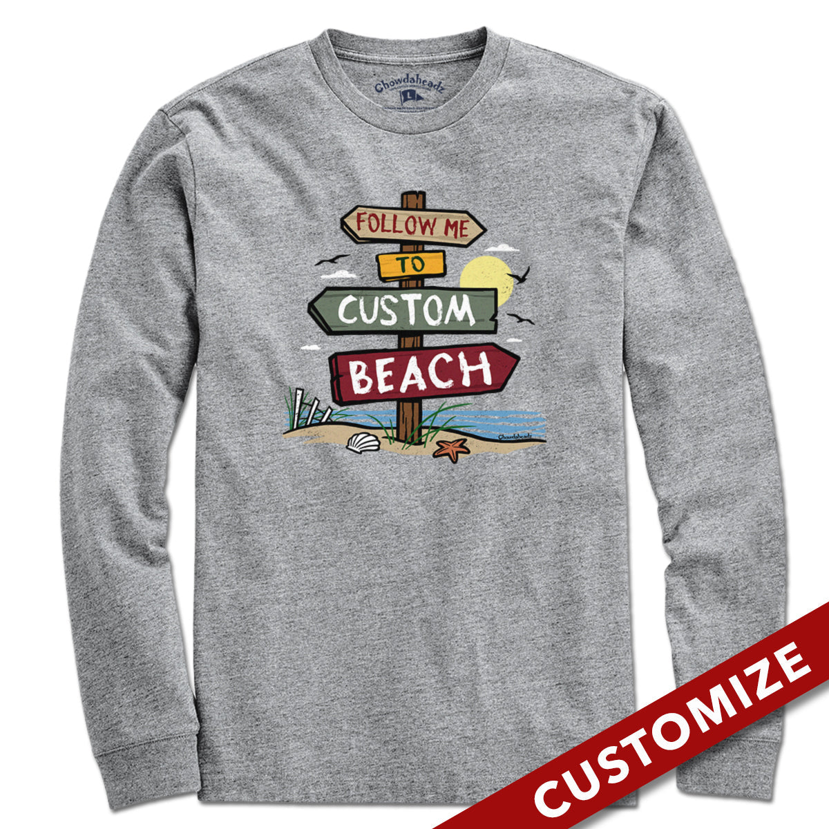 Follow Me To Custom Beach T-Shirt product image 3