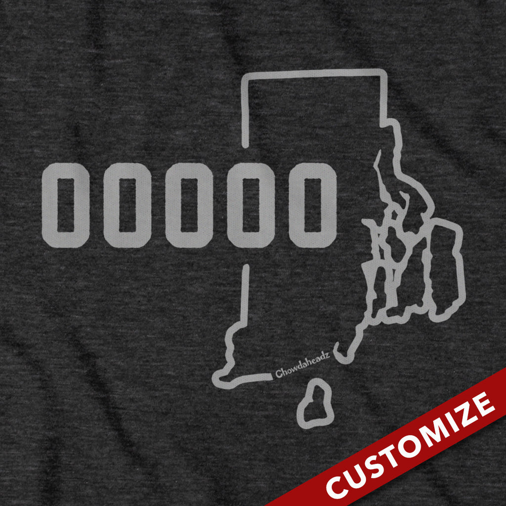 Custom Rhode Island Zip Code T-Shirt product image 2