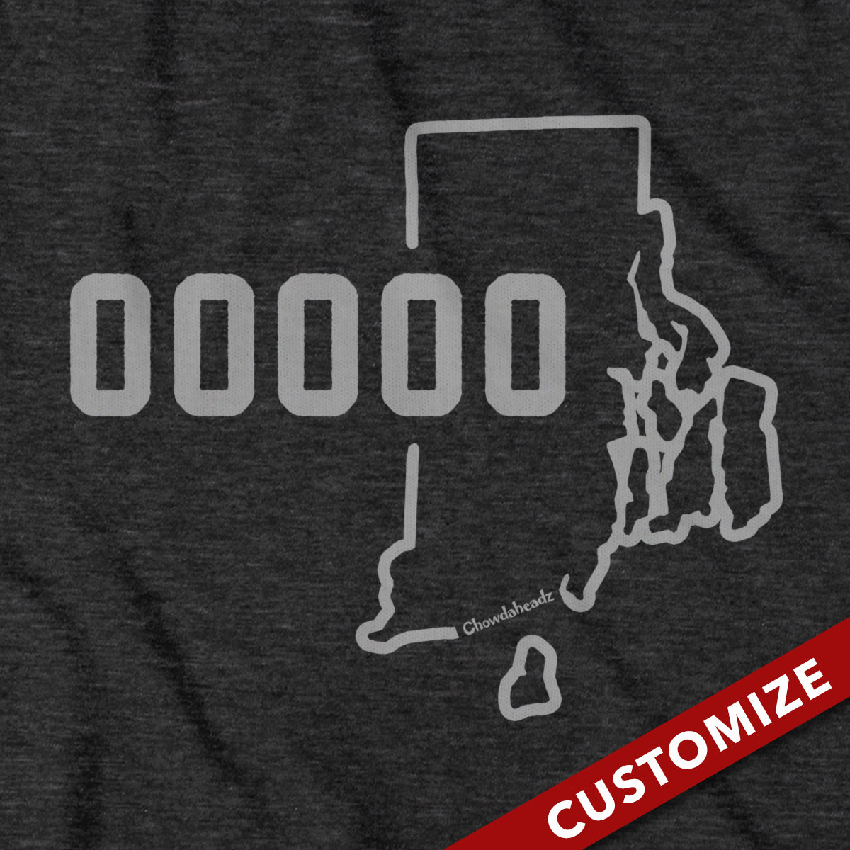 Custom Rhode Island Zip Code T-Shirt product image 2