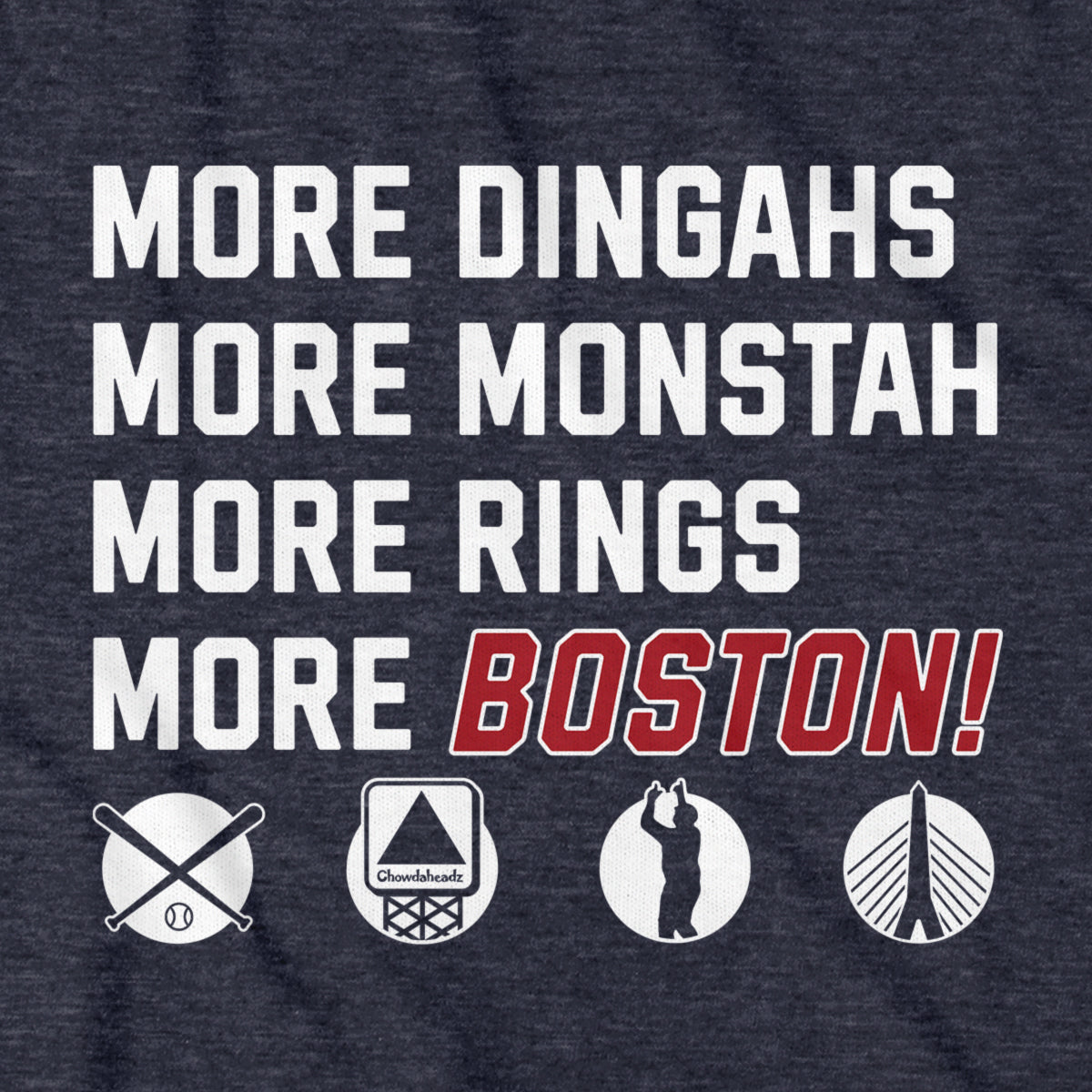 More Boston Baseball Icons T-Shirt product image 2