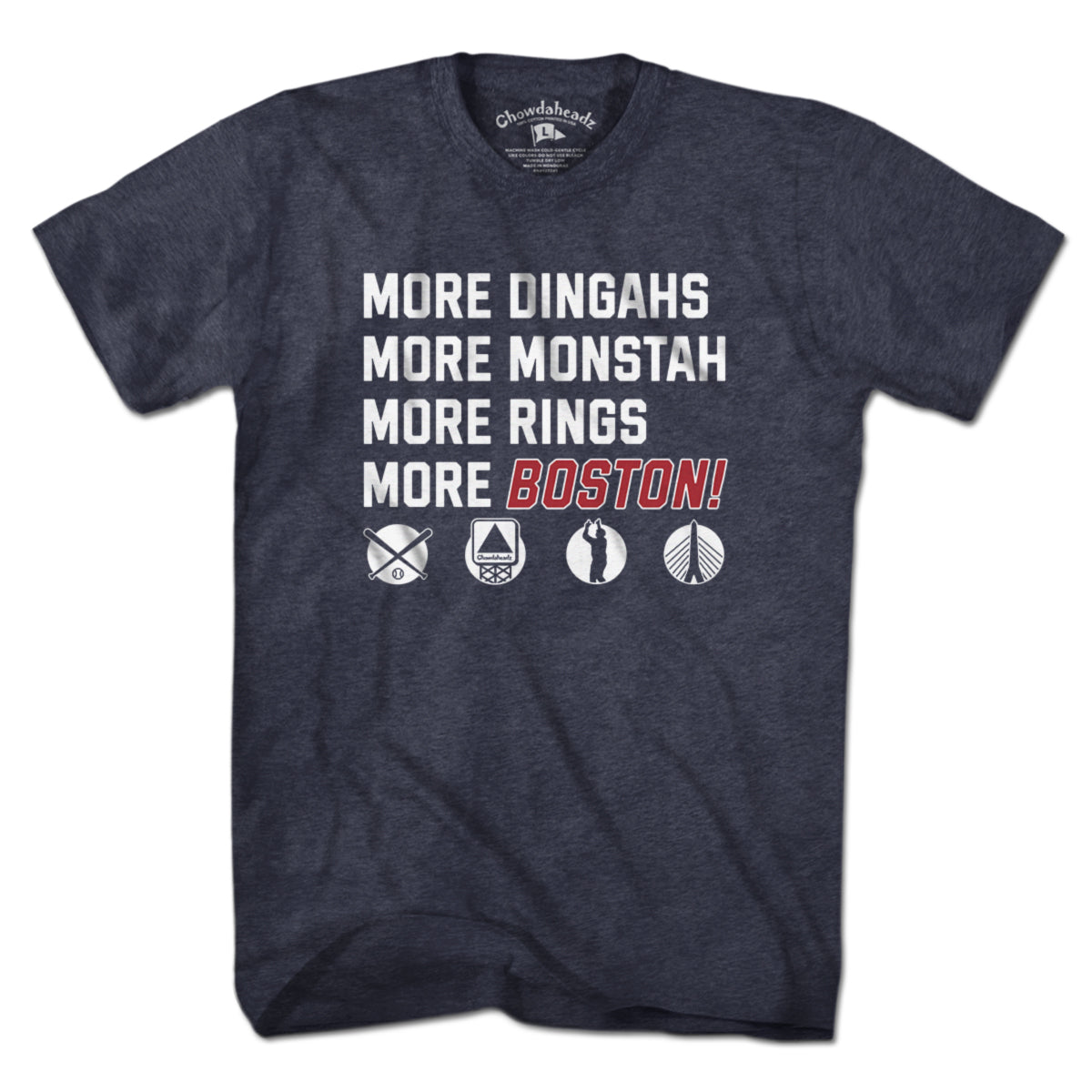 More Boston Baseball Icons T-Shirt product image 1