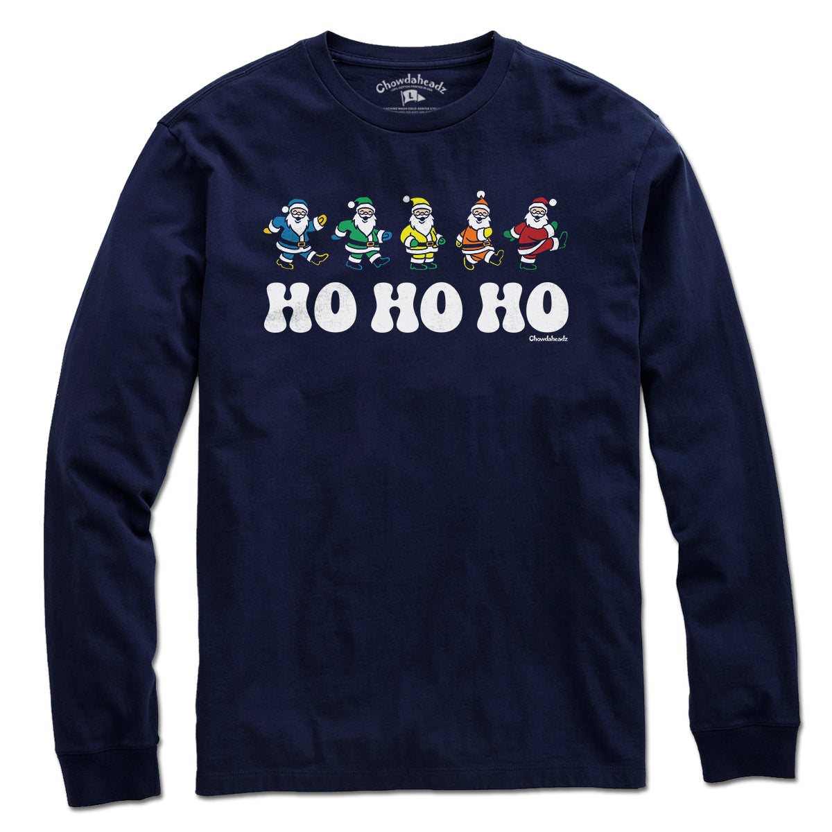Ho Ho Ho Dancing Santas T-Shirt product image 3