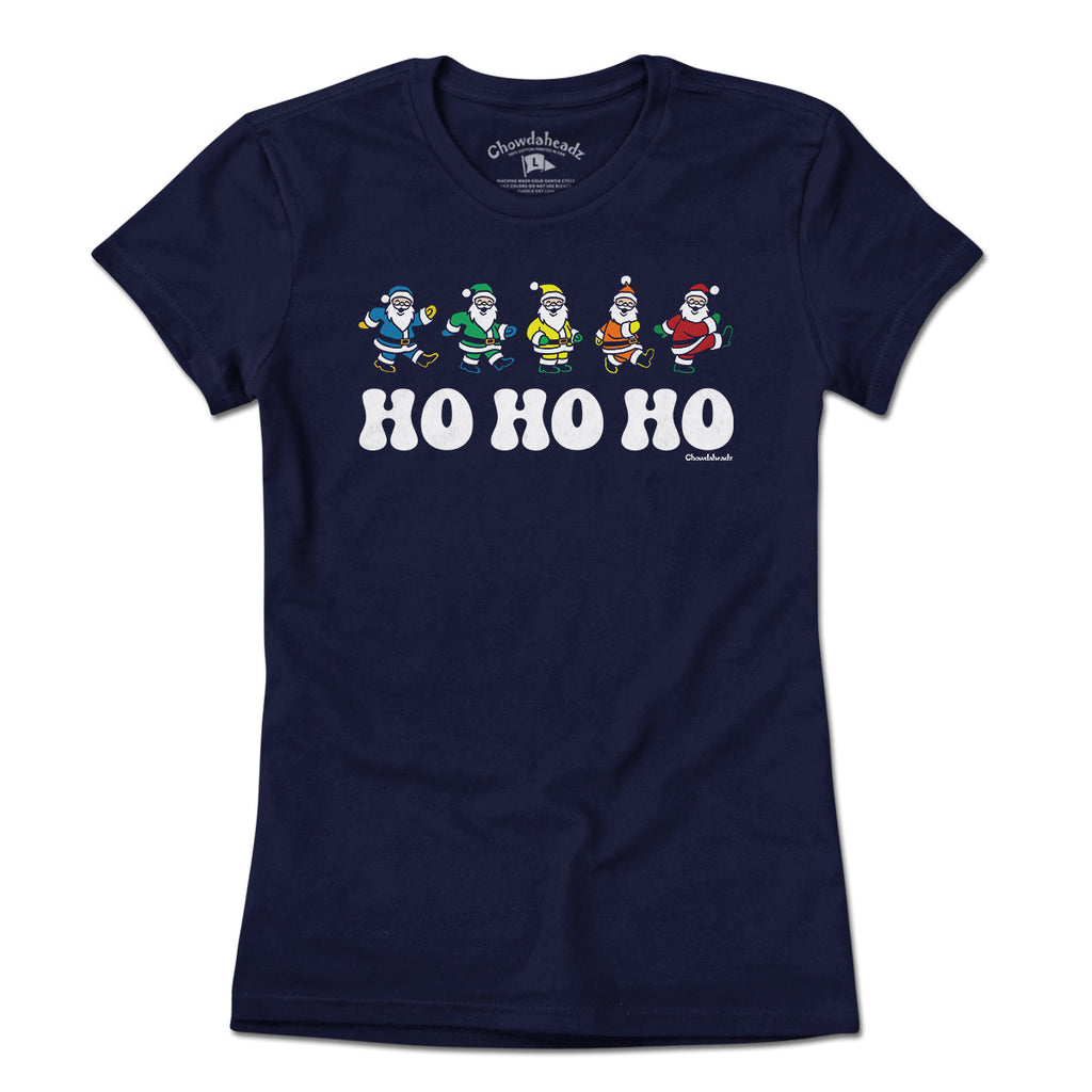 Ho Ho Ho Dancing Santas T-Shirt product image 4