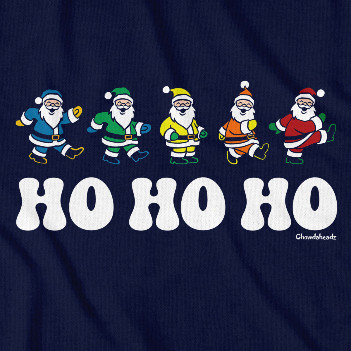Ho Ho Ho Dancing Santas T-Shirt product image 2