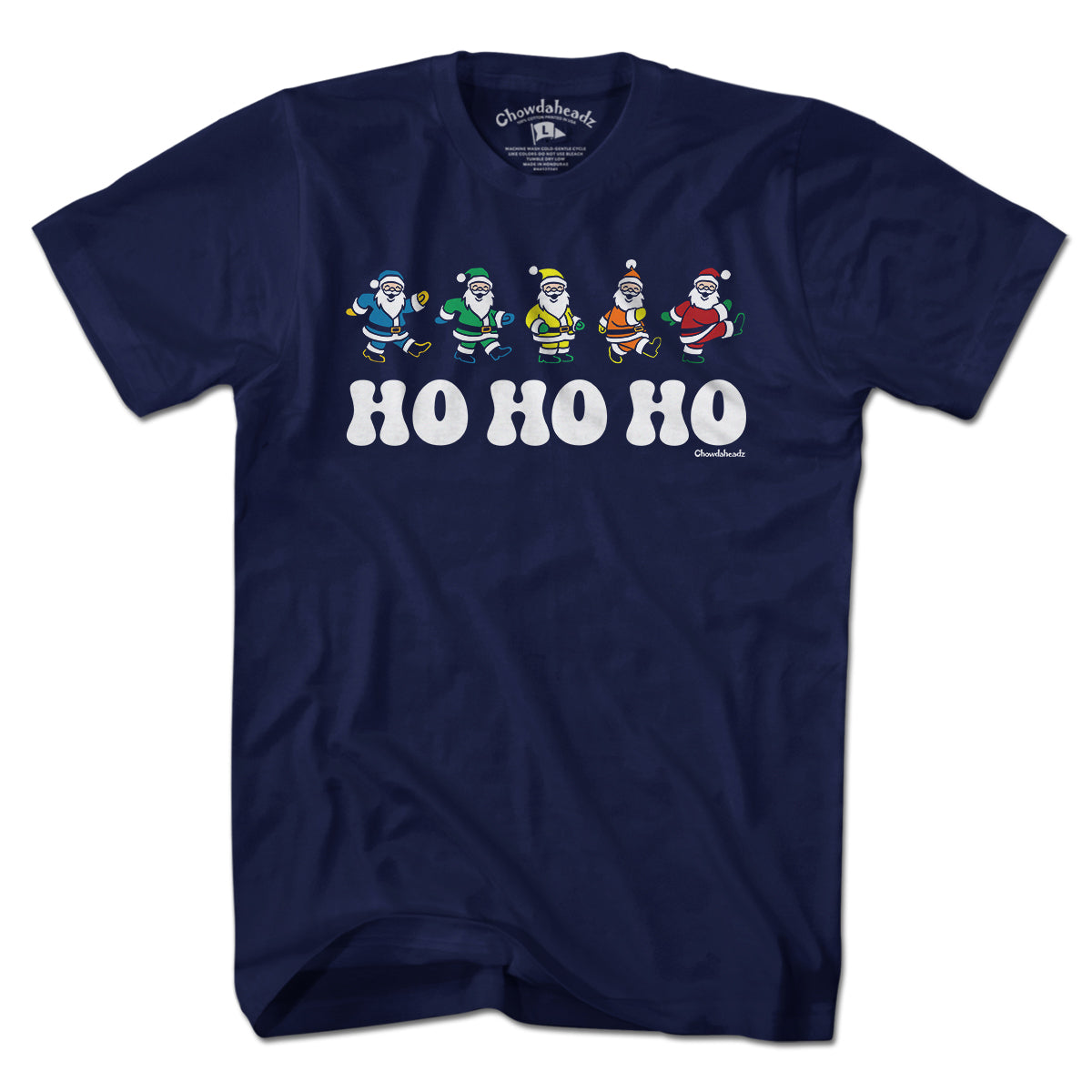 Ho Ho Ho Dancing Santas T-Shirt product image 1