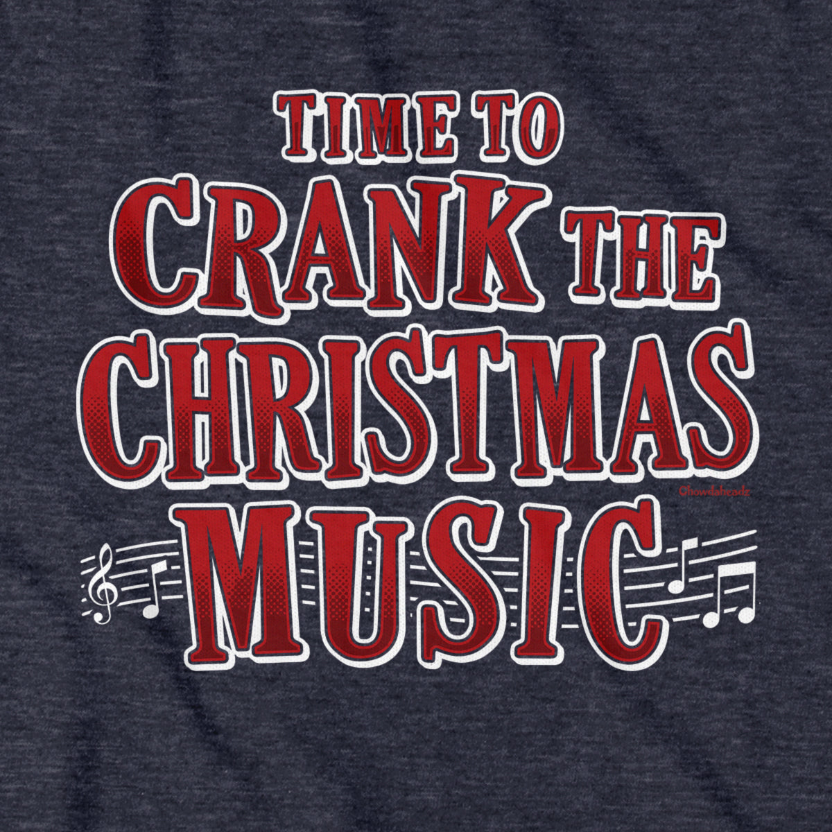 Crank The Christmas Music T-Shirt product image 6