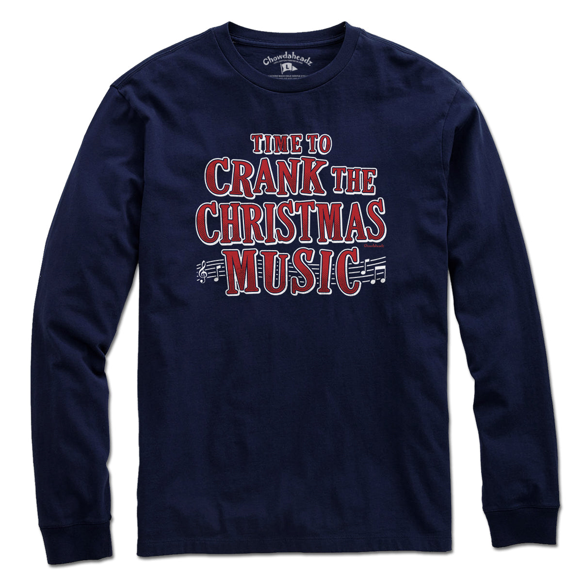 Crank The Christmas Music T-Shirt product image 3