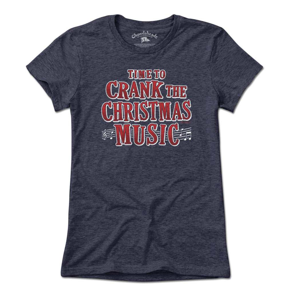 Crank The Christmas Music T-Shirt product image 7