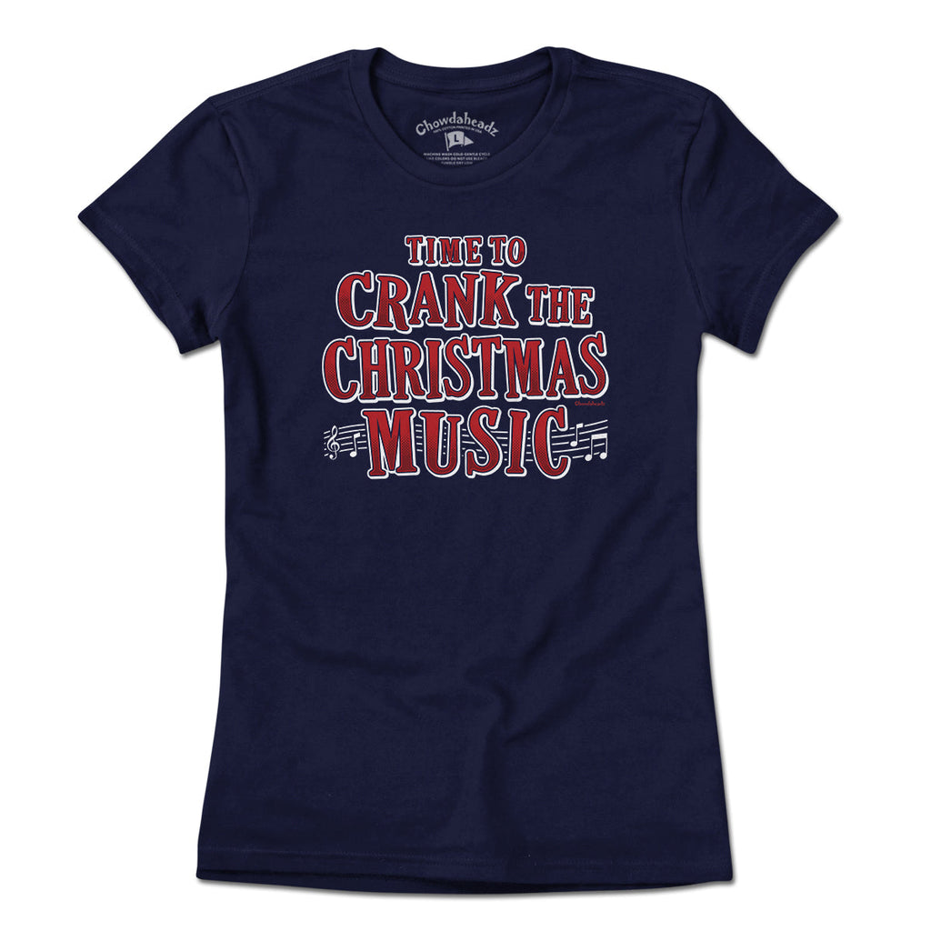 Crank The Christmas Music T-Shirt product image 4