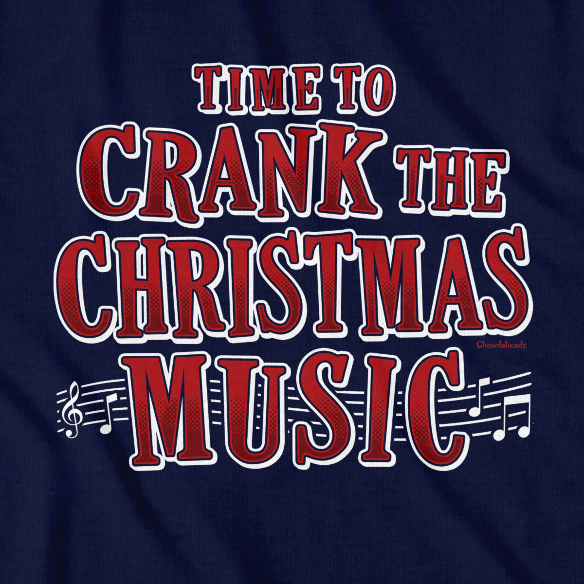 Crank The Christmas Music T-Shirt product image 2