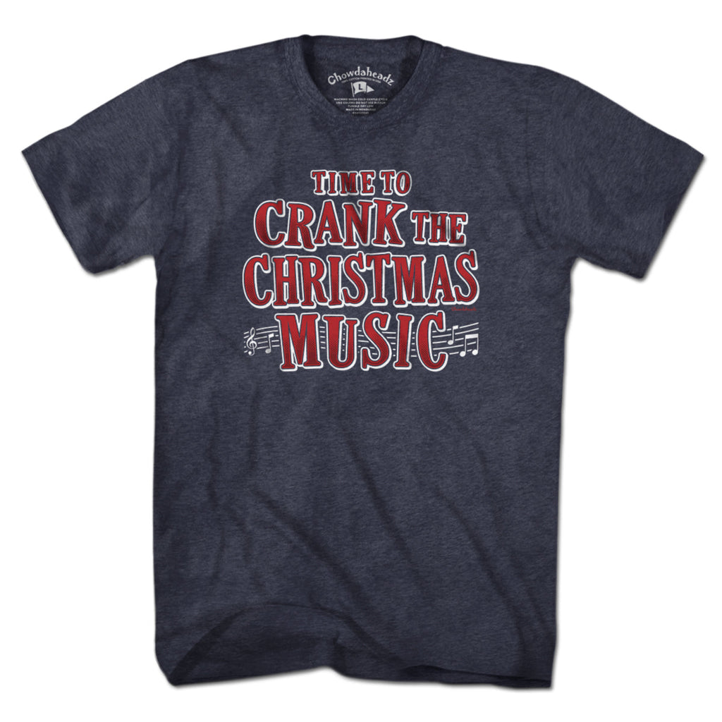 Crank The Christmas Music T-Shirt product image 5