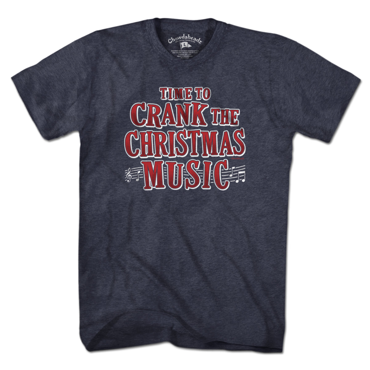 Crank The Christmas Music T-Shirt product image 5