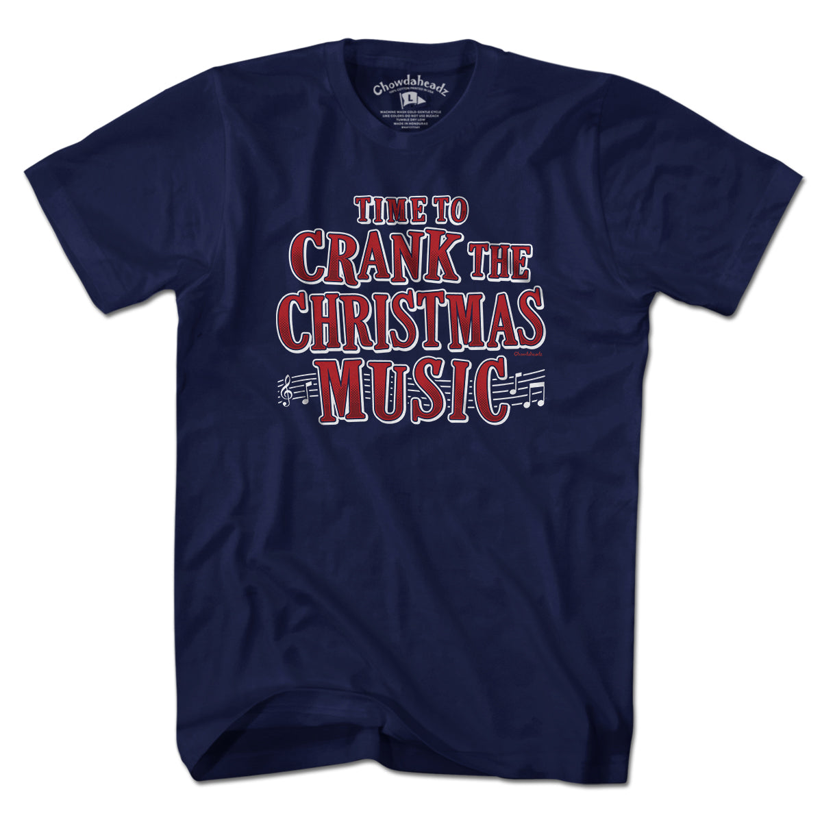 Crank The Christmas Music T-Shirt product image 1