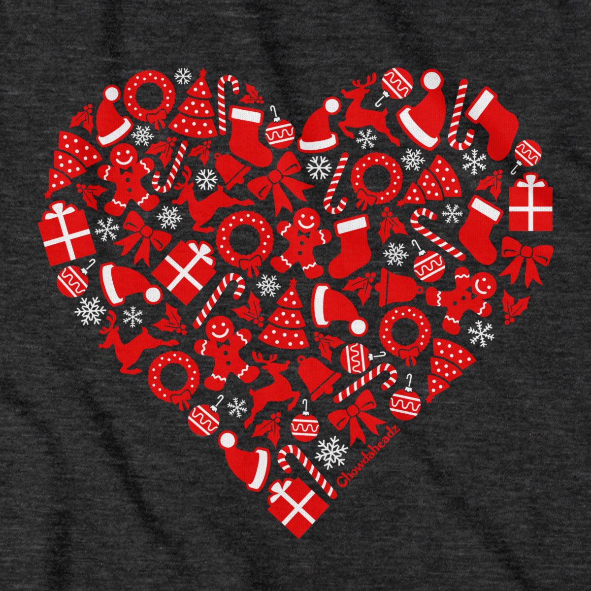 Christmas Icons Heart T-Shirt product image 10