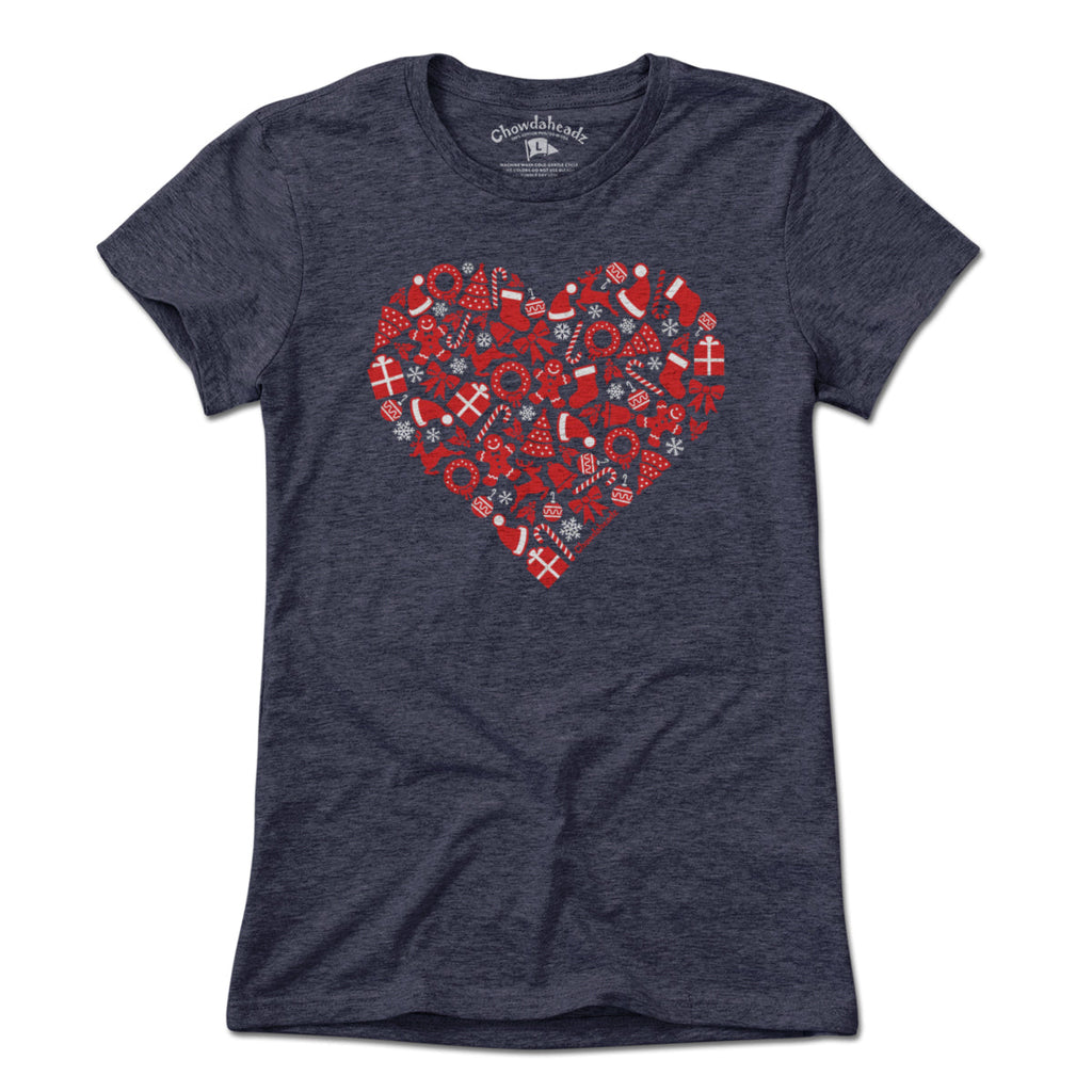 Christmas Icons Heart T-Shirt product image 15