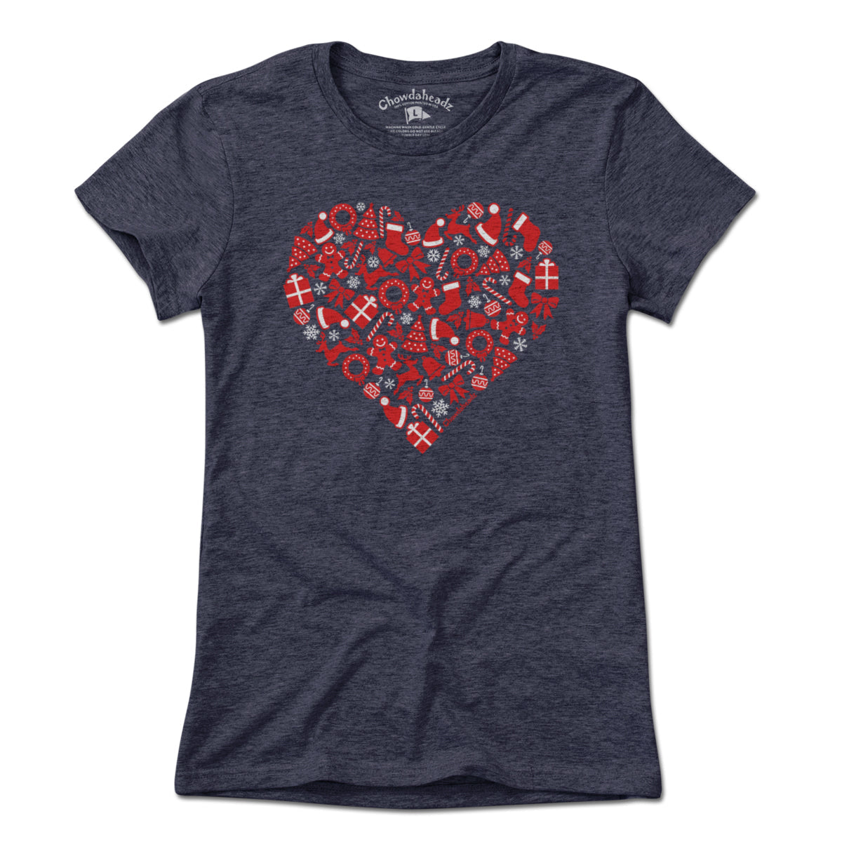 Christmas Icons Heart T-Shirt product image 15