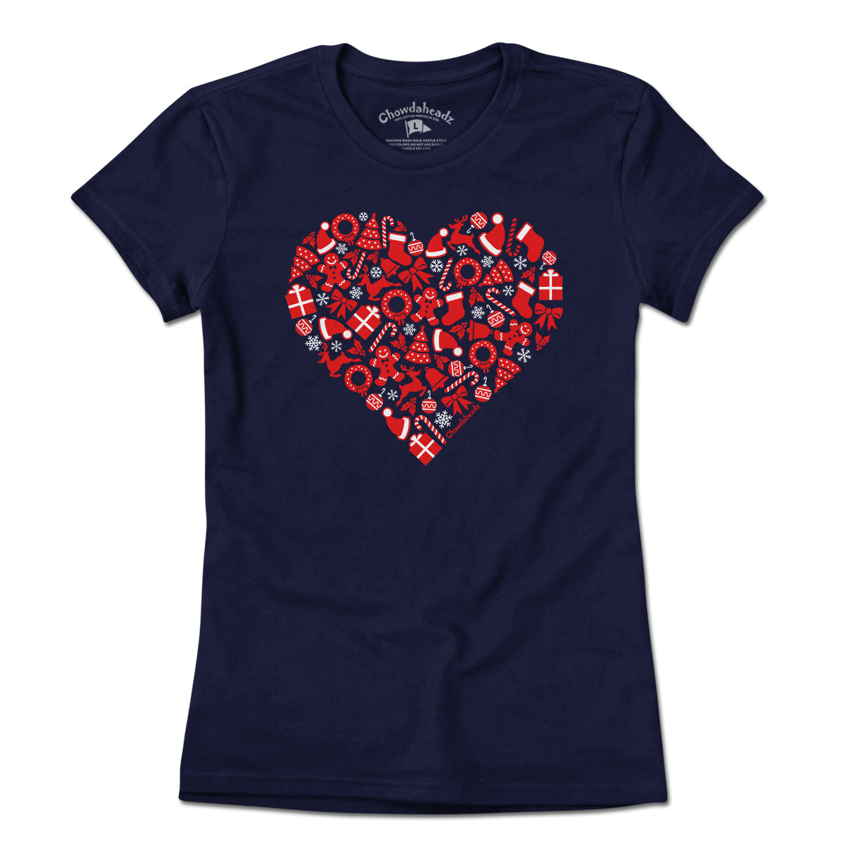 Christmas Icons Heart T-Shirt product image 8