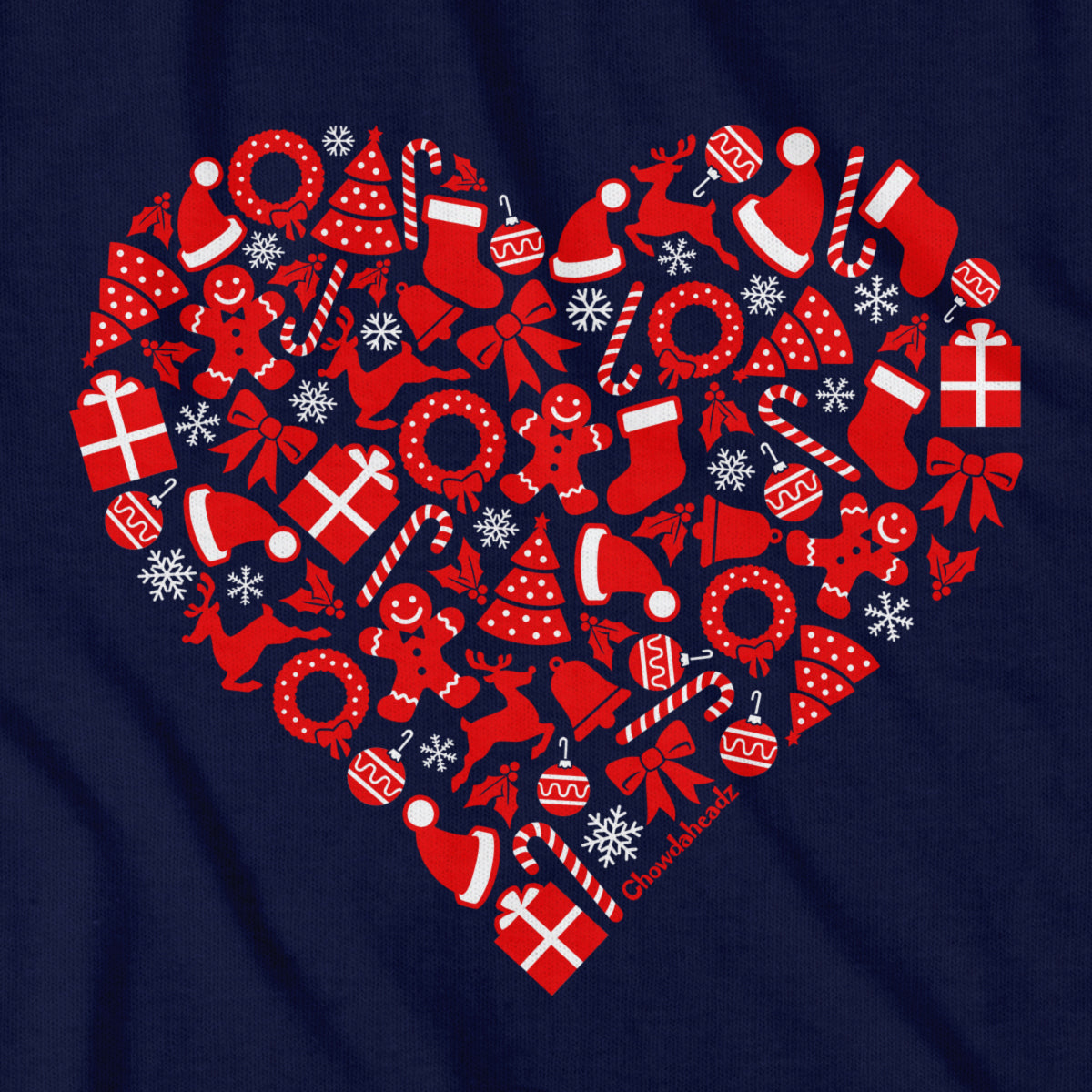 Christmas Icons Heart T-Shirt product image 6