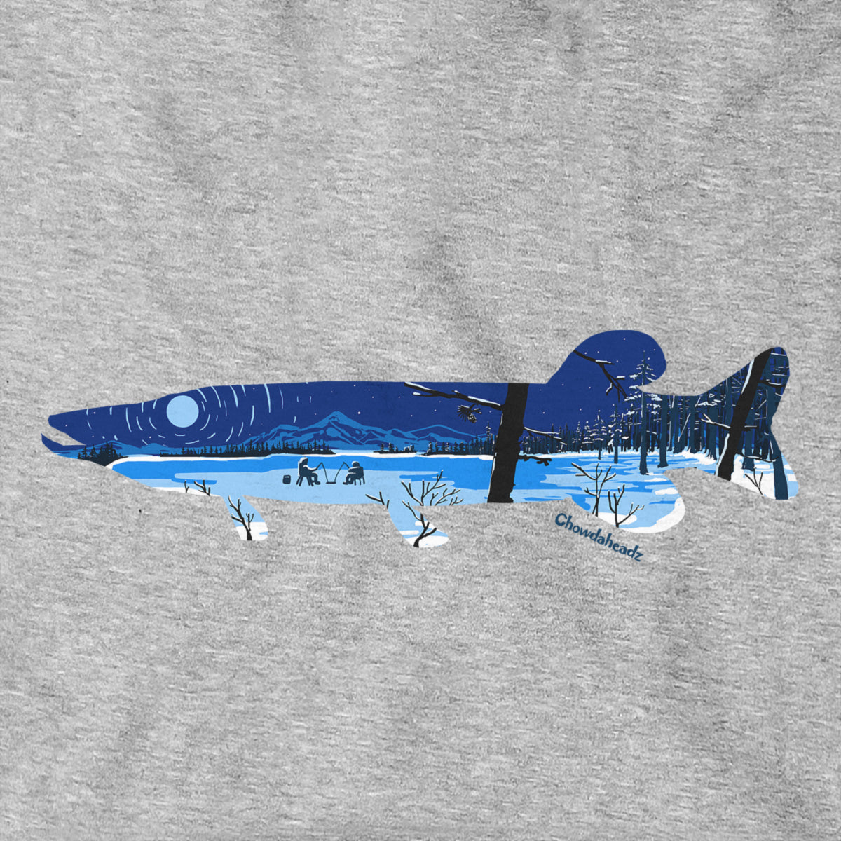 Pike Ice Fishing Hoodie product image 4