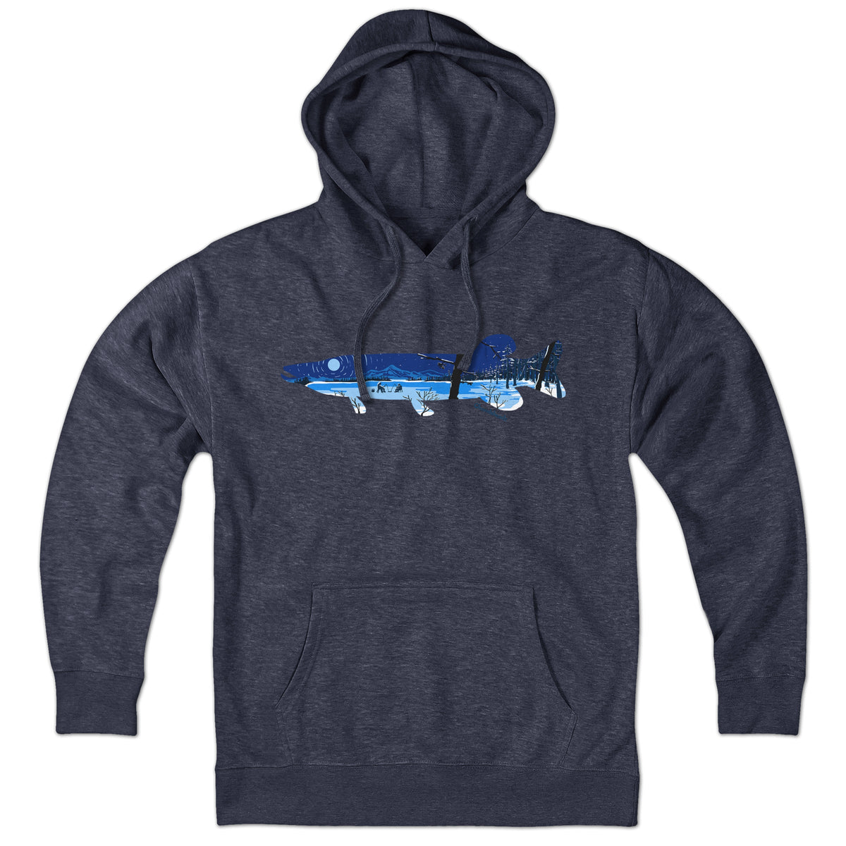 Pike Ice Fishing Hoodie product image 5