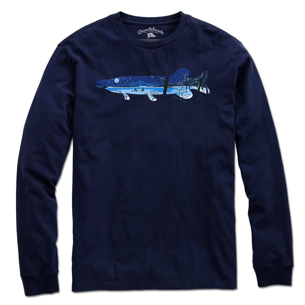 Pike Ice Fishing T-Shirt product image 3