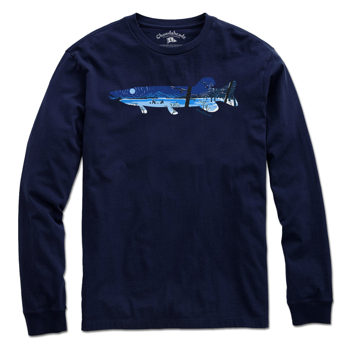 Pike Ice Fishing T-Shirt product image 3