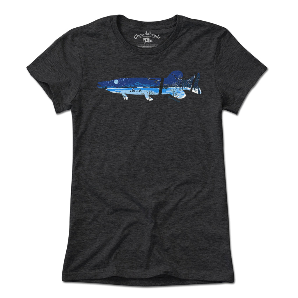 Pike Ice Fishing T-Shirt product image 8