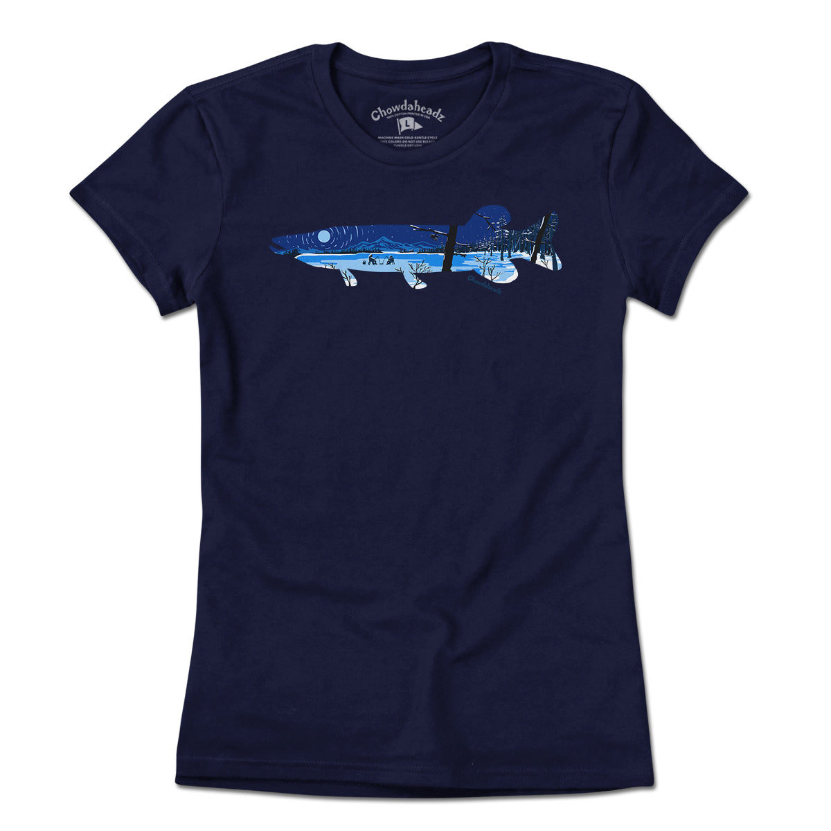 Pike Ice Fishing T-Shirt product image 4