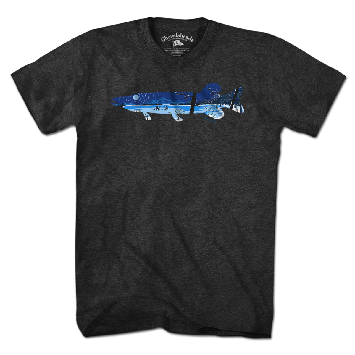 Pike Ice Fishing T-Shirt product image 6
