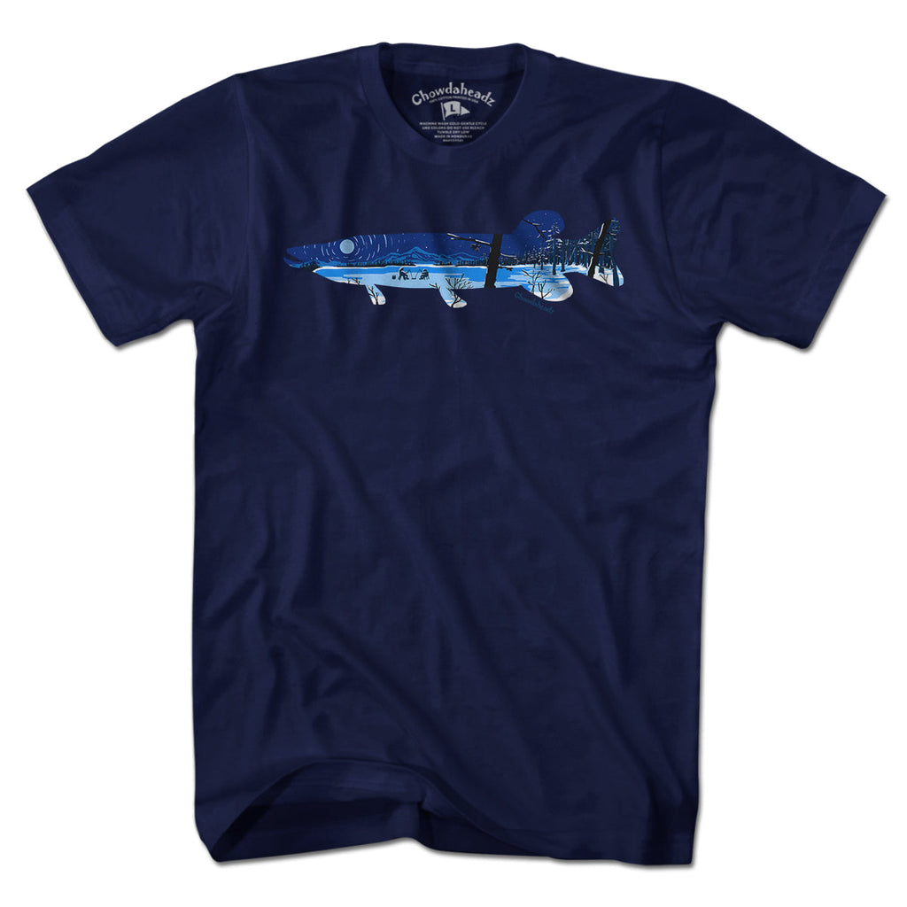 Pike Ice Fishing T-Shirt product image 1