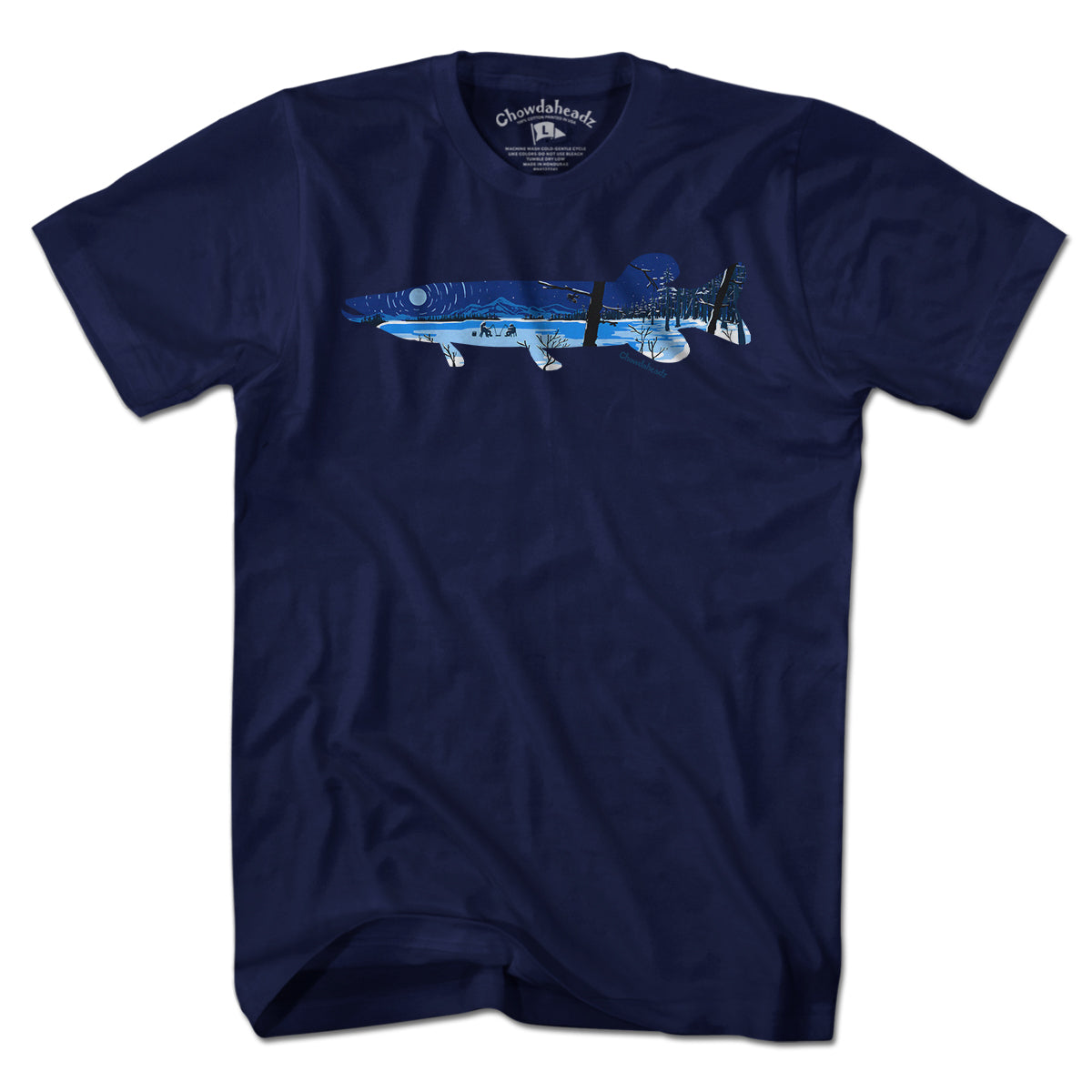 Pike Ice Fishing T-Shirt product image 1