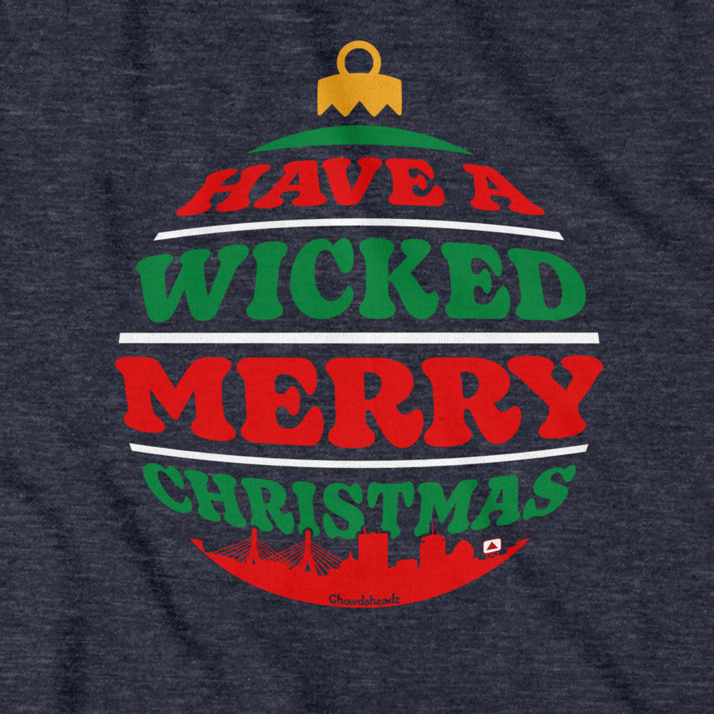 Wicked Merry Christmas Ornament T-Shirt product image 6