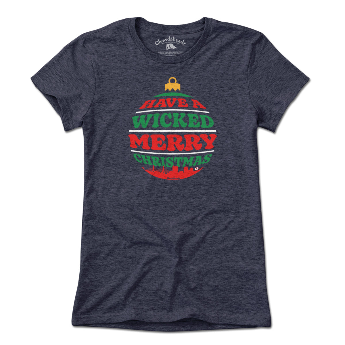Wicked Merry Christmas Ornament T-Shirt product image 7