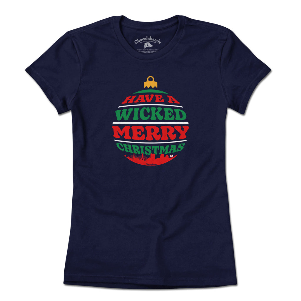 Wicked Merry Christmas Ornament T-Shirt product image 4