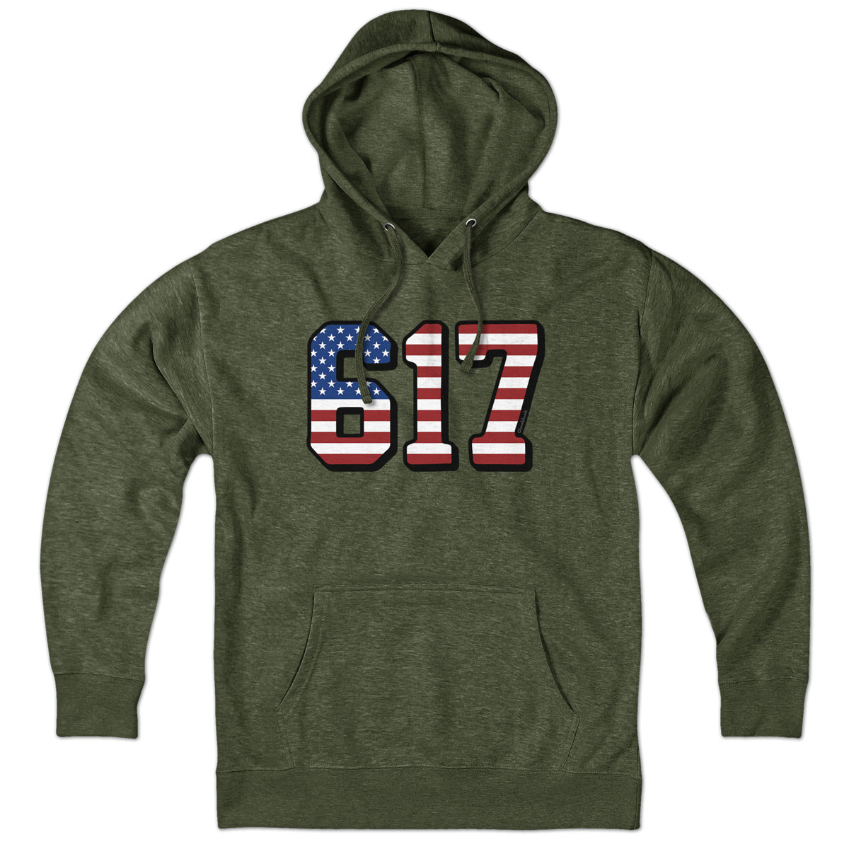 Boston 617 USA Hoodie product image 3