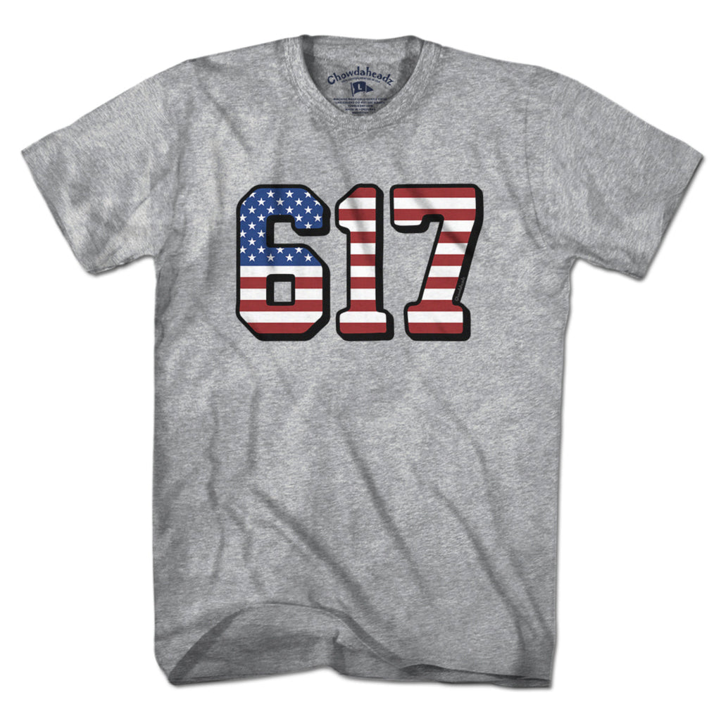 Boston 617 USA T-Shirt product image 1