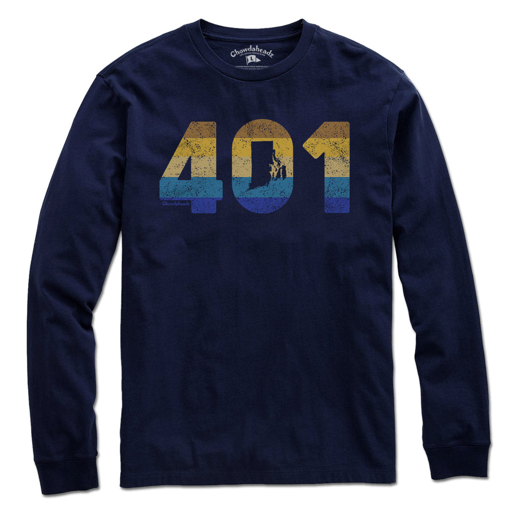 Rhode Island Retro Area Code T-Shirt product image 7