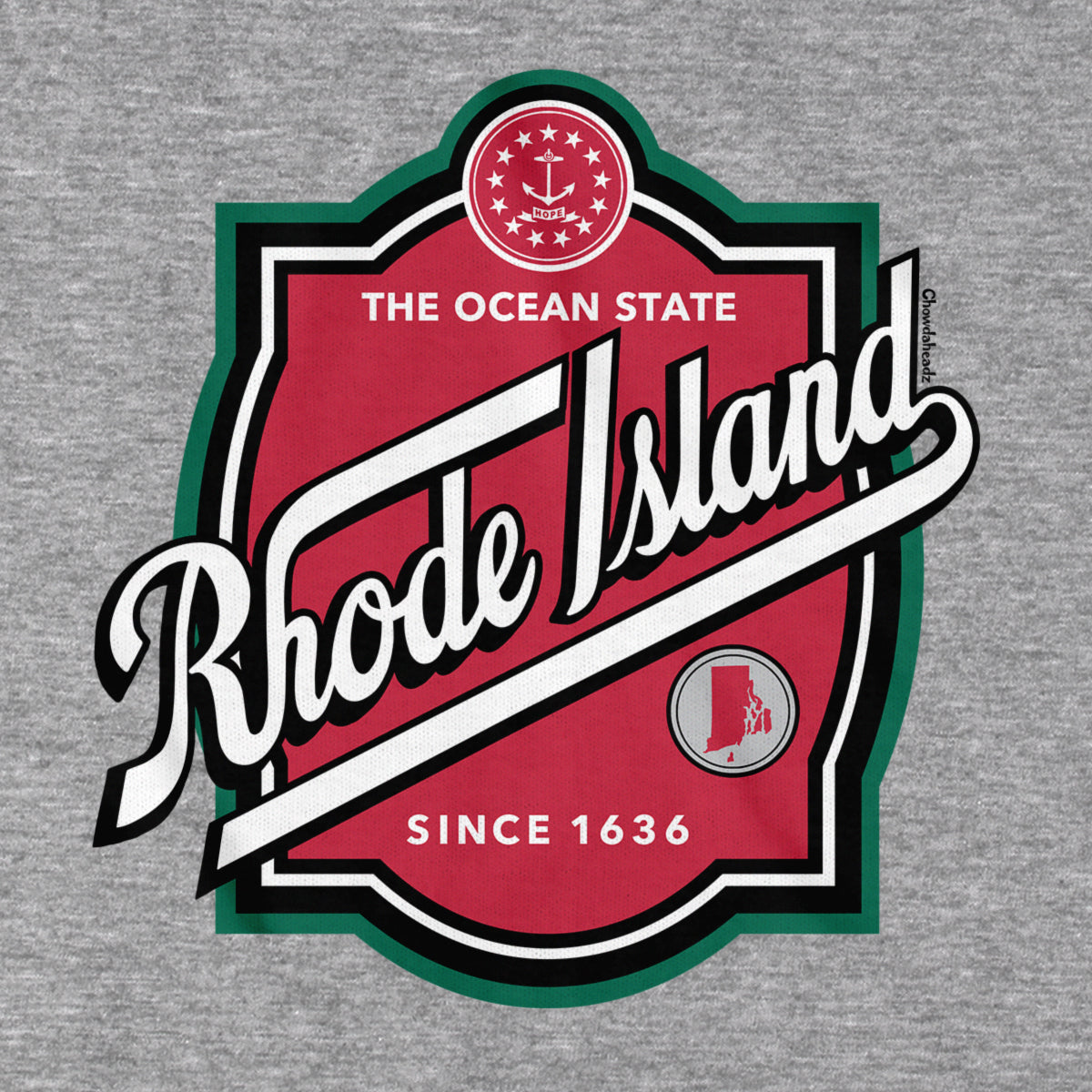 Rhode Island Label Hoodie product image 2